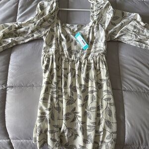 Z Supply Beige Honor Vine Mini Dress